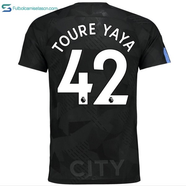 Camiseta Manchester City 3ª Toure Yaya 2017/18